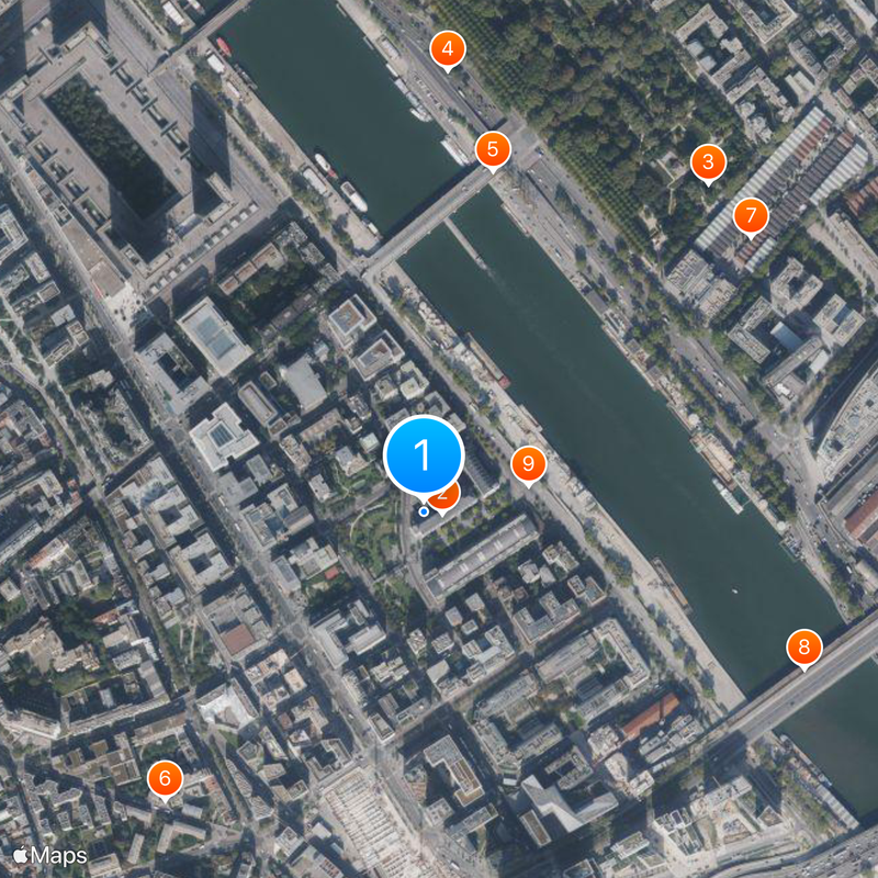 Paris Diderot University Map