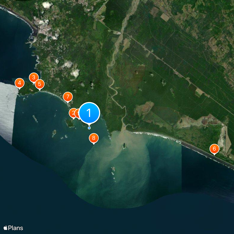 Parque nacional Manuel Antonio Mapa