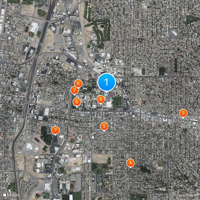 University of New Mexico Map