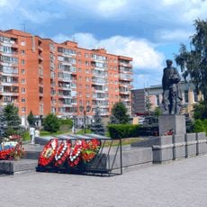 Mass grave of Soviet soldiers in Tosno
