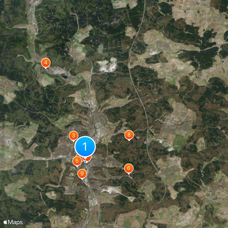 Heidenheim an der Brenz Karte