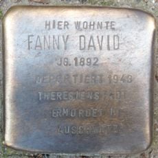 Stolperstein dedicated to Fanny David