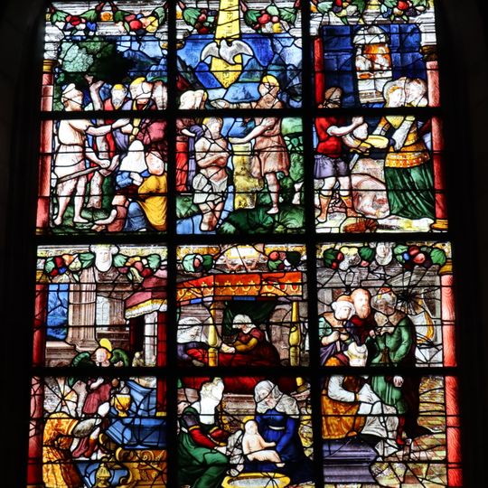 Vitrail de saint Jean-Baptiste