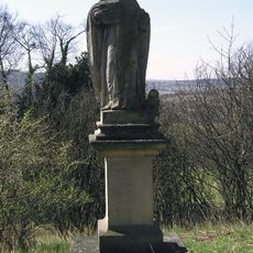 Socha svatého Vincence v zámeckém parku v Bojkovicích