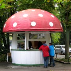 Sogenannter Pilzkiosk