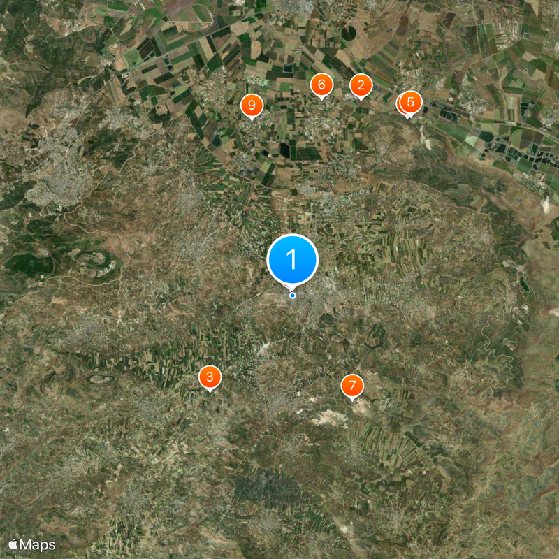 Jenin Refugee Camp Map