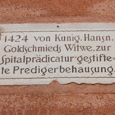 Inschrifttafel in Hersbruck