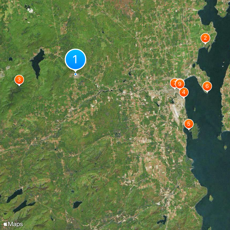 Clinton Correctional Facility Mapa
