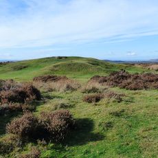 Shooters Hut disc barrow, 1500m south-west of Duckley Nap.