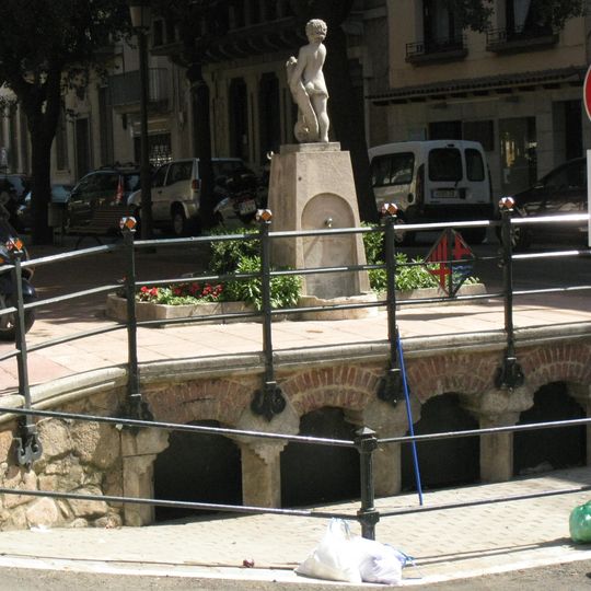 Claveguera i barana de la riera