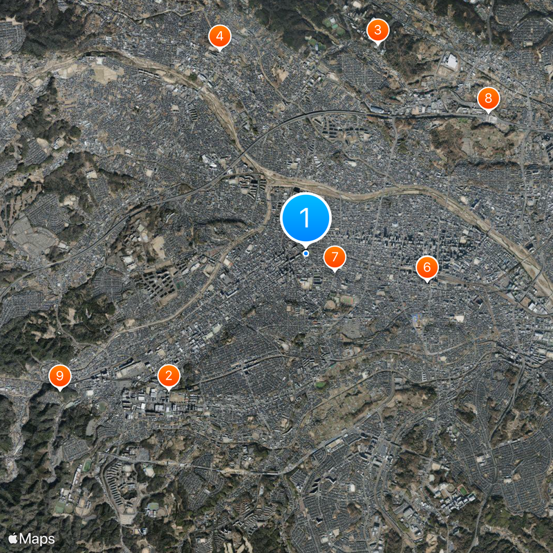 Hachioji Academy Map