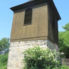 Polodřevěná zvonice v Růžové