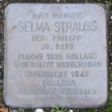 Stolperstein en memoria de Selma Strauss
