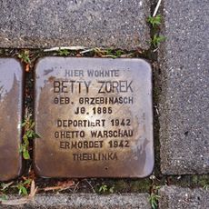 Stolperstein dedicated to Betty Zorek