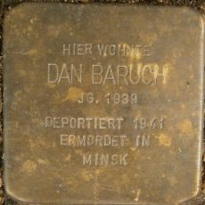 Stolperstein dedicated to Dan Baruch