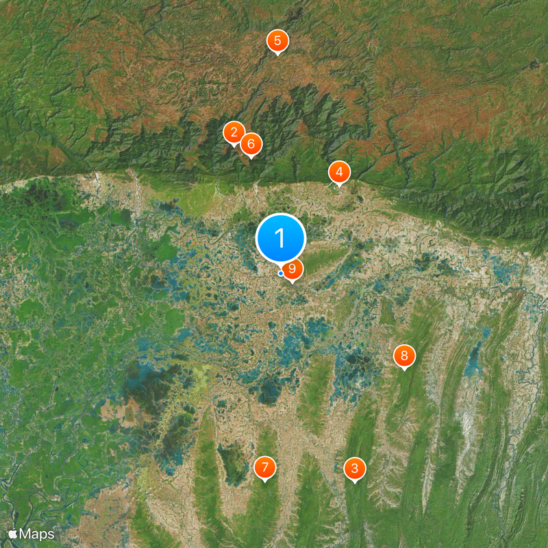 Shahjalal University of Science and Technology Map