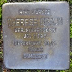 Stolperstein à la mémoire de Therese Braun