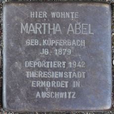 Stolperstein en memoria de Martha Abel