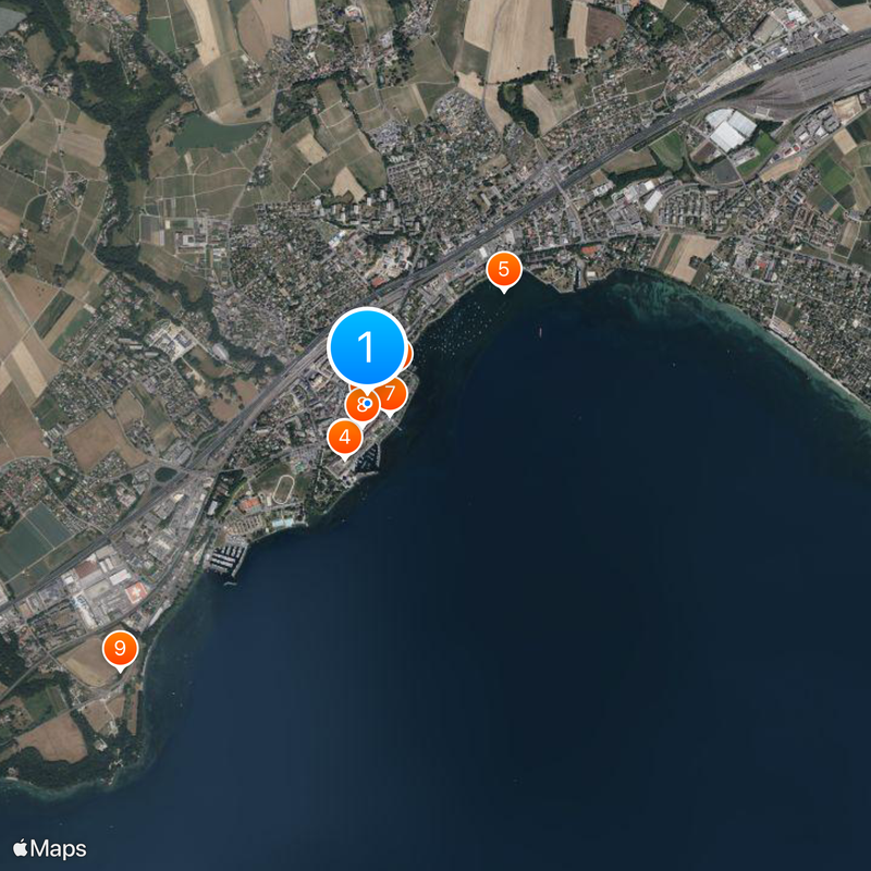 Morges Mappa