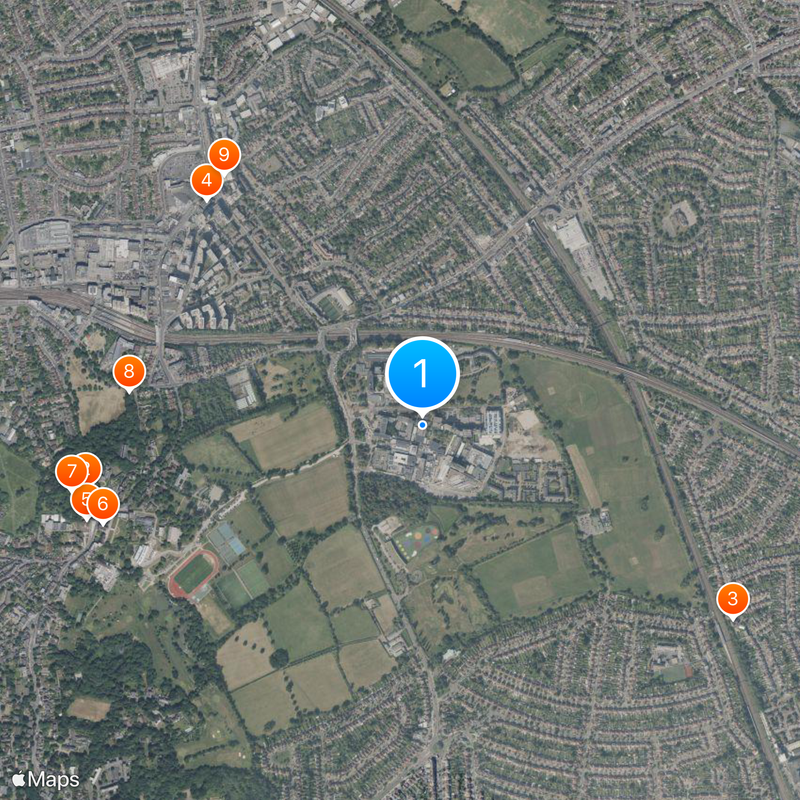 Northwick Park Hospital Map
