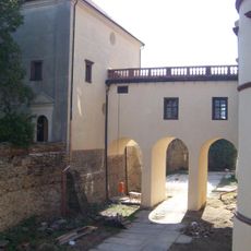 Covered bridge to the Church of Saint Adalbert in Kostelec nad Černými lesy Castle