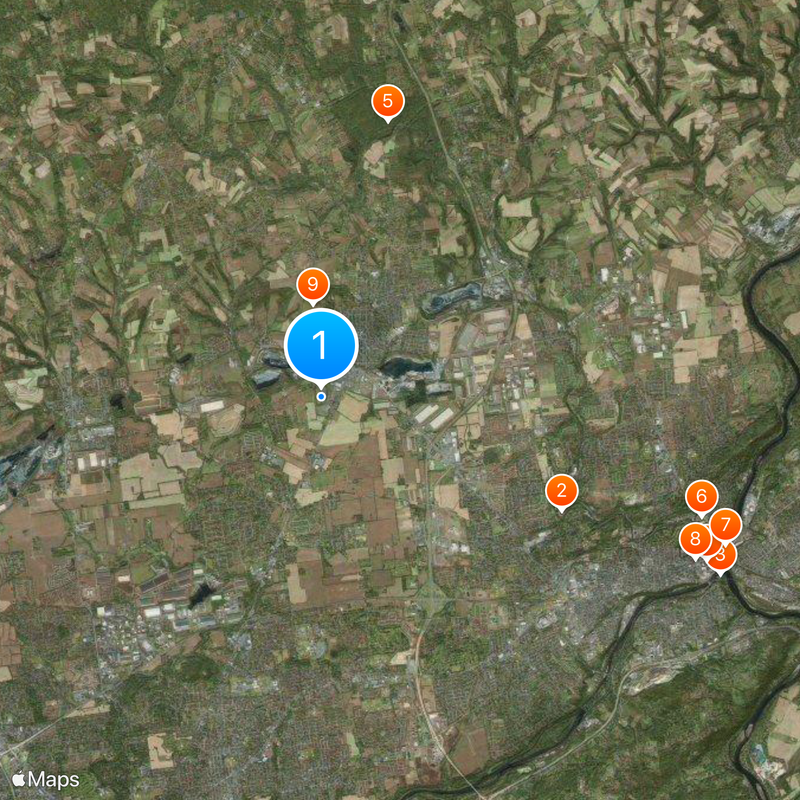 Nazareth Speedway Map
