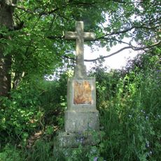 Kříž na křížové cestě v Třešti - 7. Zastavení