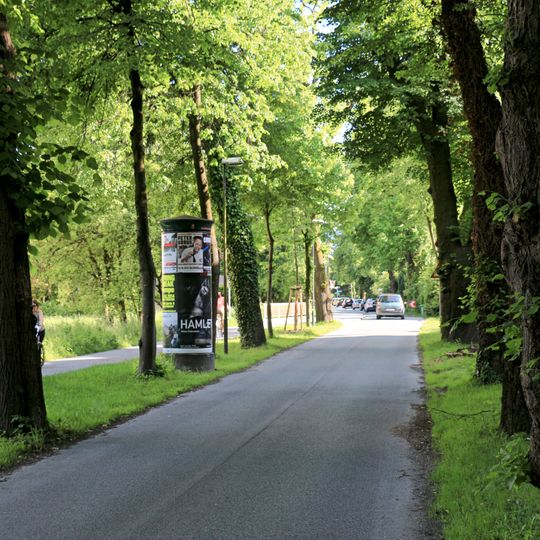 Leopoldskroner Allee mit Leopoldskronstraße