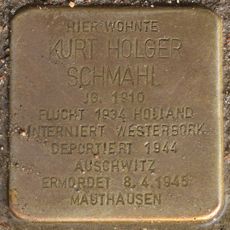 Stolperstein dedicated to Kurt Holger Schmahl