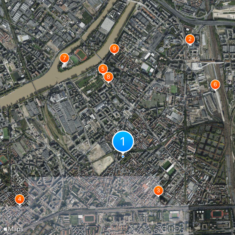 Saint-Ouen-sur-Seine Carte