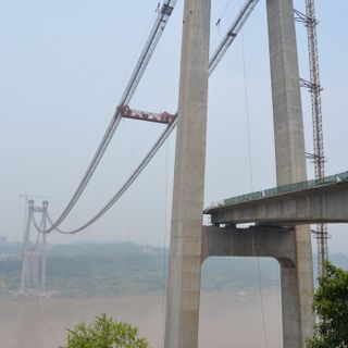 Qingcaobei Yangtze River bridge