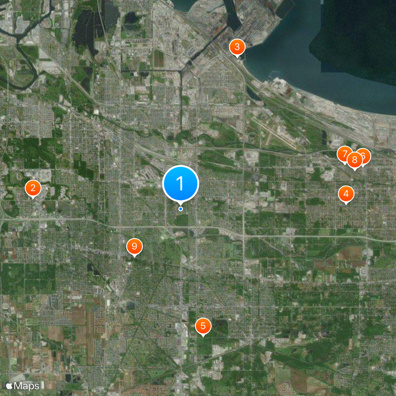 Purdue University Northwest Map