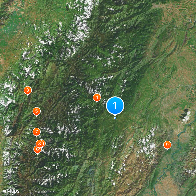 Chaparral tolima Map