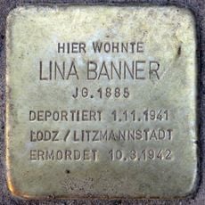 Stolperstein dedicated to Lina Banner