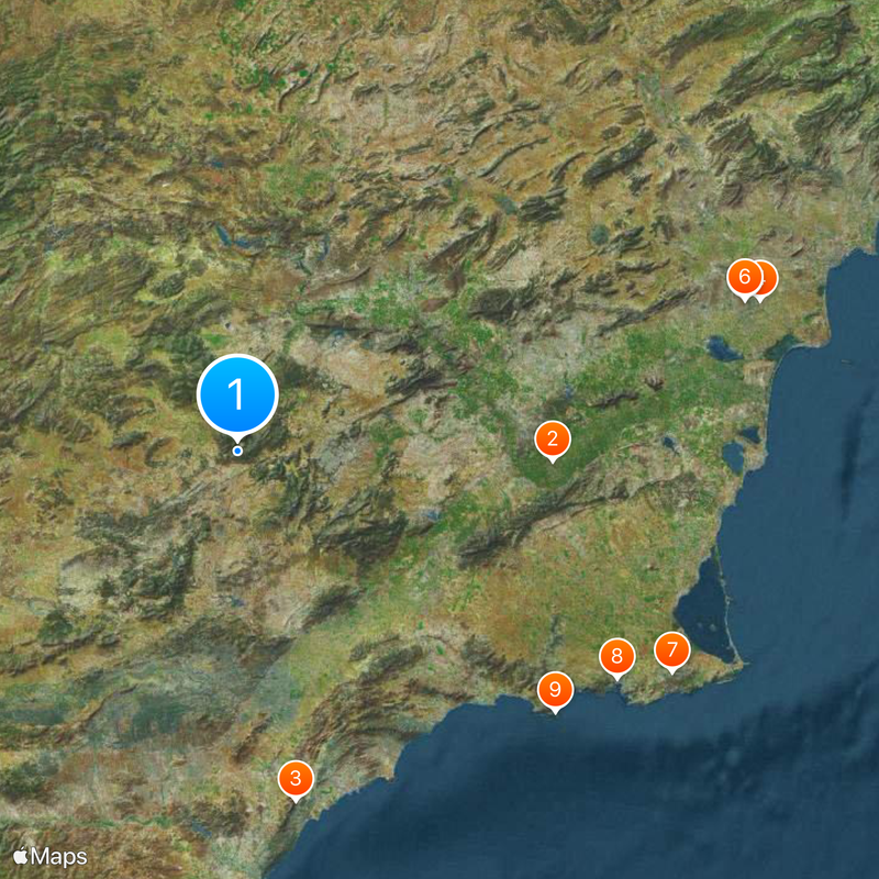 Región de Murcia Mapa