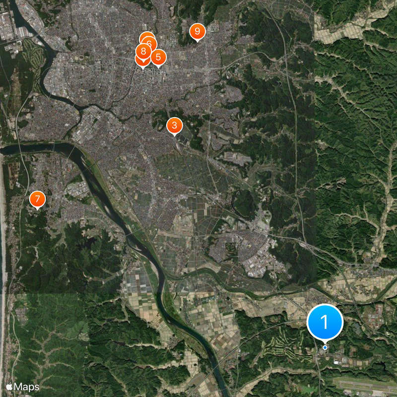 Akita International University Map