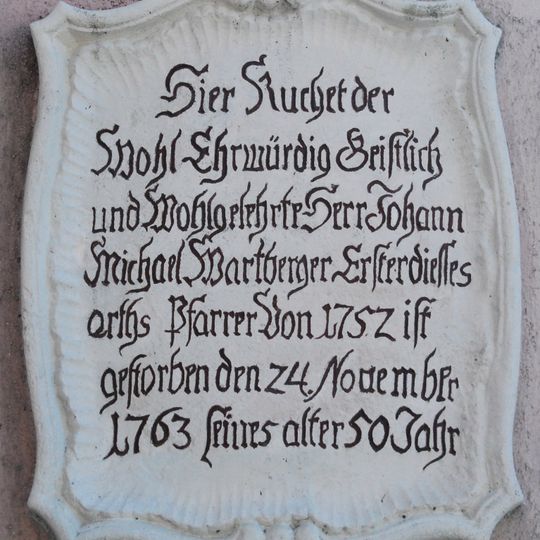 Gedenktafel J. M. Wartberger