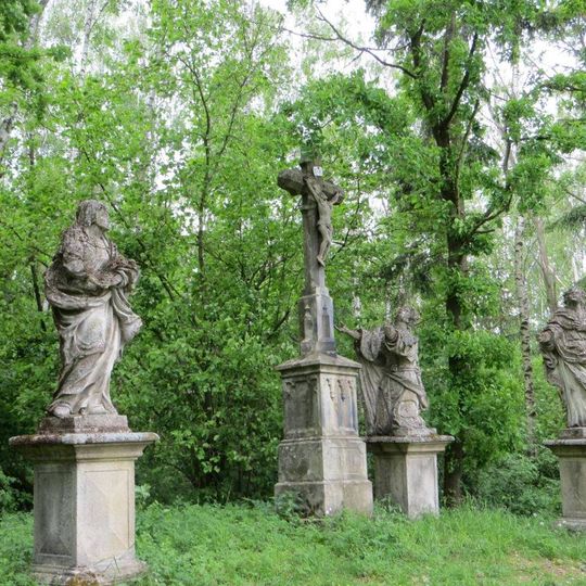 Barokní kalvárie u kaple sv. Karla Boromejského