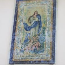 Ceramic panel of the Immaculate at Alqueria de la Puríssima
