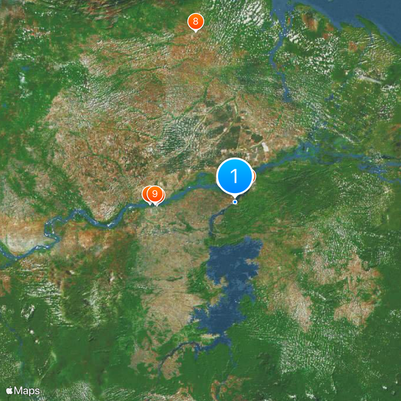 Caruachi Dam Map