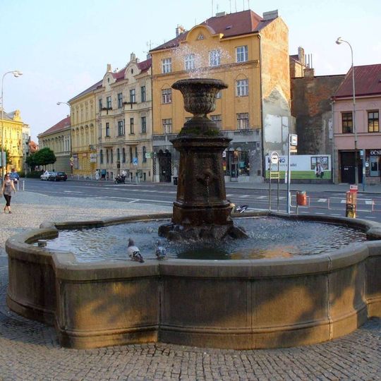 Kašna na Milíčově náměstí v Kroměříži
