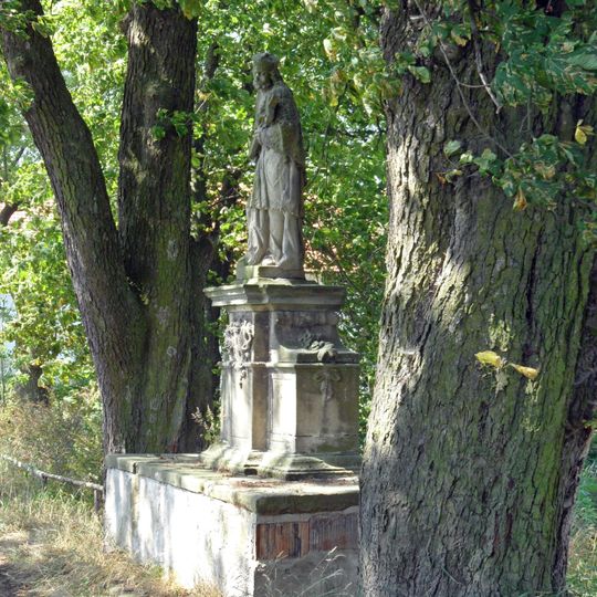 Mostek se sochou sv. Jana Nepomuckého