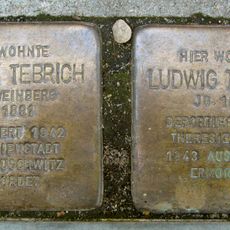 Stolperstein dedicated to Ludwig Tebrich