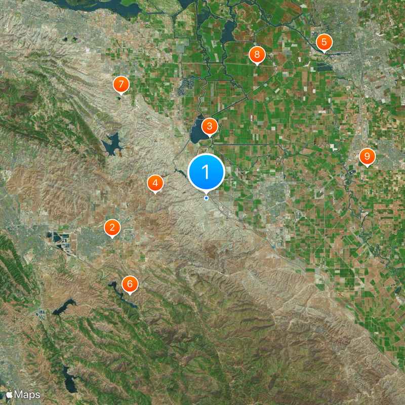 Altamont Raceway Park Mappa