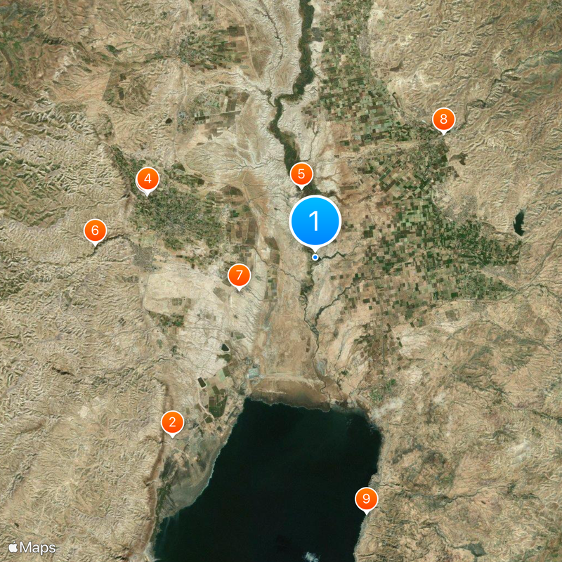 Al Maghtas Map
