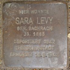 Stolperstein dedicated to Sara Levy