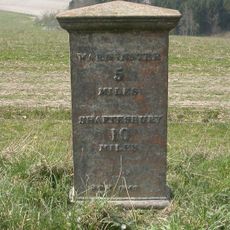 Milestone At Top Of Lord's Hill