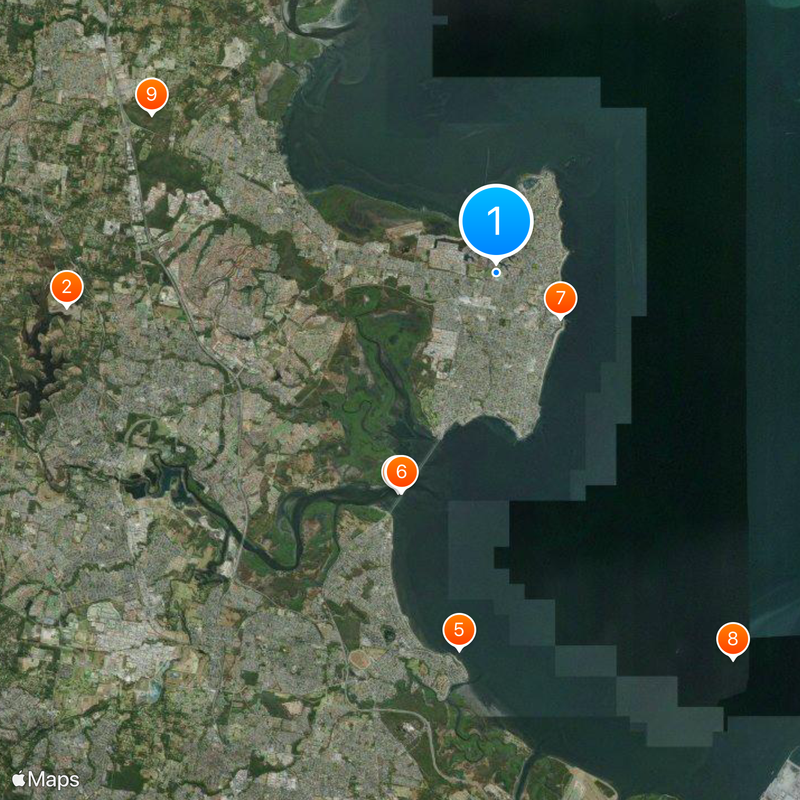 Dolphin Oval Map