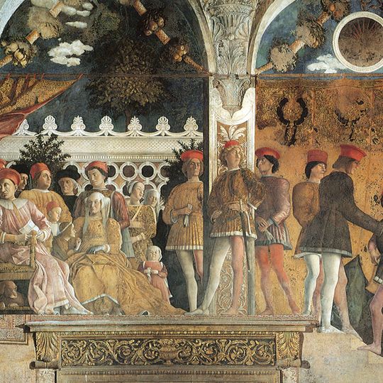 Camera degli Sposi - 1. Court Scene