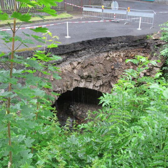Kamenný mostek III u bývalého panského mlýna v Jáchymově